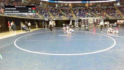 124 lbs Round Of 32 - Jacob Evans, Tyrone Christian Acad vs Brogan Kendall, Central Bucks