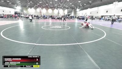 120A Cons. Round 2 - Josh Bergkamp, Dowling Catholic vs Kaiden Johnson, Fort Osage