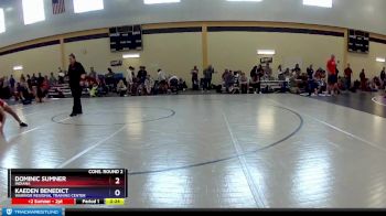 120 lbs Cons. Round 2 - Dominic Sumner, Indiana vs Kaeden Benedict, Warrior Regional Training Center