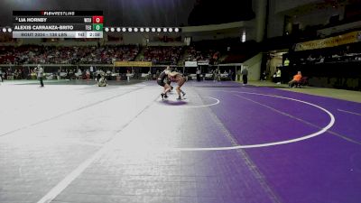 138 lbs Round Of 32 - Lia Hornby, Washington State (W) vs Alexis Carranza-Brito, Texas (W)