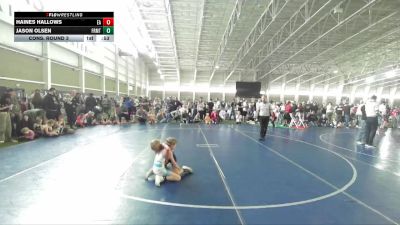 60 lbs Cons. Round 3 - Jason Olsen, Timpanogos Wrestling vs Haines Hallows, Emery Allstars