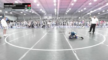 60 lbs Rr Rnd 1 - Casen Collupy, Iron Faith Wrestling vs Gavin Bell, All-American Wrestling Club Blue