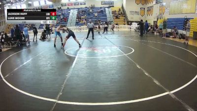 132 lbs Round 1 (8 Team) - Jackson Huff, LG Maroon vs Luke Moore, Naperville Central