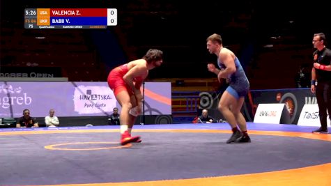 86 kg Qualif - Zahid Valencia, USA vs Valentyn Babii, UKR