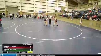 125 lbs Cons. Round 3 - Haille Holmes, Lehi vs Tierney Logan, Uintah