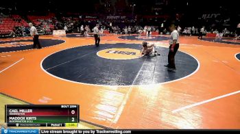 2A 165 lbs 5th Place Match - Cael Miller, Washington vs Maddox Kirts, Bloomington (H.S.)