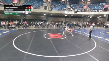 126 lbs Cons. Round 3 - Isaac Rotramel, Gibson City-Melvin-Sibley vs Jack Voigts, Pontiac
