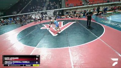 110 lbs Quarters & Wb (16 Team) - Kate Leonard, Oregon Red vs Mikayla Randall-Varela, New Mexico