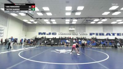 125 lbs Cons. Semi - Ken Fernandez, Sacramento City College vs Victor Ramirez, Modesto College