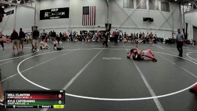 98 lbs Round 7 (8 Team) - Will Clanton, Curby Grizzly Bears vs Kyle Capodanno, Strive Wrestling