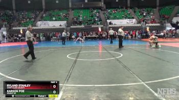 5A 126 lbs Champ. Round 1 - Ryland Stanley, Saint Clair County vs Karson Poe, Moody Hs