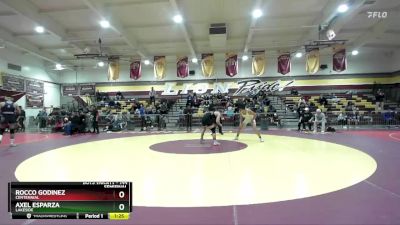 144 lbs Semifinal - Rocco Godinez, Centennial vs Axel Esparza, Lakeside