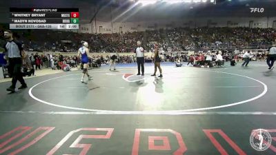 G6A-135 lbs Quarterfinal - Whitney Bryant, Mustang-Girls vs Madyn Novosad, Bixby-Girls
