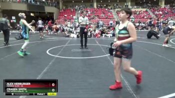 110 lbs Round 3 (6 Team) - Alex Herburger, Midwest Elite vs Cragen Smith, The Untouchables