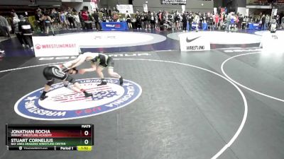 175 lbs Champ. Round 2 - Jonathan Rocha, Wright Wrestling Academy vs Stuart Cornelius, Bay Area Dragons Wrestling Center