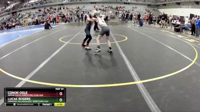 50 lbs Cons. Semi - Conor Ogle, Joplin Youth Wrestling Club-AAA  vs Lucas Rogers, Lebanon Yellowjacket Wrestling-AAA 