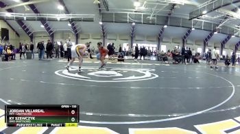 133 lbs Cons. Round 2 - Jordan Villareal, Pitt - Unattached vs Ky Szewczyk, Ohio Unattached