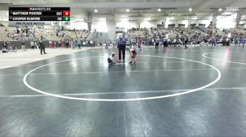 40 lbs 3rd Place Match - Matthew Foster, Bradford Wrestling vs Cooper Elmore, Stars Wrestling Club