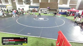 40 lbs 3rd Place Match - Bronson Holiday, New Mexico vs Arthur Robles, Brighton WC