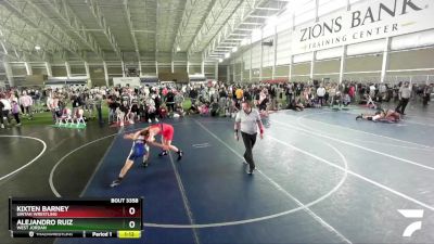 135 lbs Champ. Round 2 - Alejandro Ruiz, West Jordan vs Kixten Barney, Uintah Wrestling