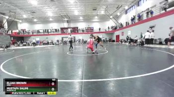 165 lbs Champ. Round 1 - Elijah Brown, King vs Mustafa Salimi, Maryville