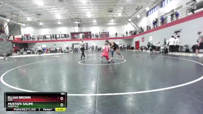 165 lbs Champ. Round 1 - Elijah Brown, King vs Mustafa Salimi, Maryville