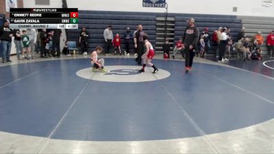 67 lbs Champ. Round 2 - Gavin Zavala, St. Maries Wrestling Club vs Emmett Bedke, Oakley Hornets Wrestling Club Inc.