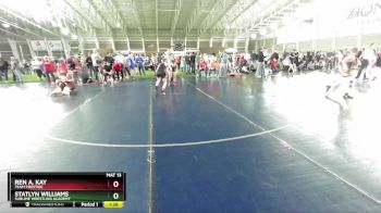 80 lbs Cons. Round 3 - Ren A. Kay, Team Prestige vs Statlyn Williams, Sublime Wrestling Academy