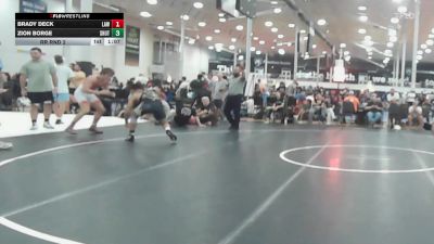 140 lbs Rr Rnd 2 - Brady Deck, LAW - HSC vs Zion Borge, Team Shutt Garnett Trained - HSC