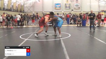 125 kg Round Of 64 - Jarrett Walters, Husky Elite Wrestling Club vs Guy Snow, Kohawk Wrestling Club