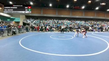 130 lbs Champ. Round 2 - LaReina Ramirez, Pershing County vs Mia Hester, El Dorado