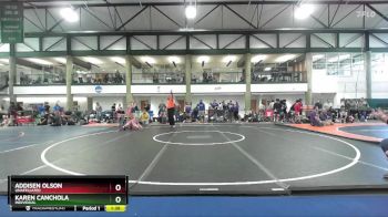 135-142 lbs Quarterfinal - Addisen Olson, Unaffiliated vs Karen Canchola, Individual