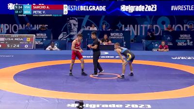 67 kg Qualif. - Alejandro Sancho, United States vs Valentin Petic, Moldova