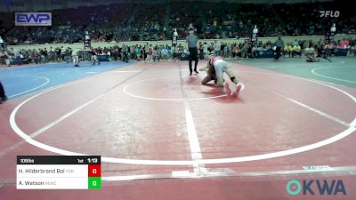 106 lbs Round Of 32 - Haeyden Hilderbrand Boliver, Fort Gibson Youth Wrestling vs Aden Watson, Newcastle Youth Wrestling