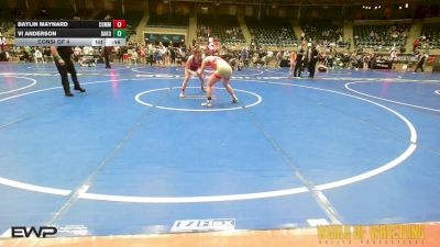 127 lbs Consi Of 4 - Baylin Maynard, Commandos Wrestling Academy vs Vi Anderson, Dakota Boyz Wrestling Club