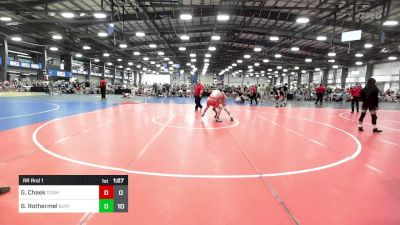 120 lbs Rr Rnd 1 - Gavin Cheek, Team Nebraska Silver vs Brock Rothermel, Buffalo Valley Wrestling Club - Black