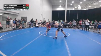 155 lbs Round 5 (6 Team) - Stetson Gabel, POWA vs Lincoln Hinchman, Mat Assassins Black