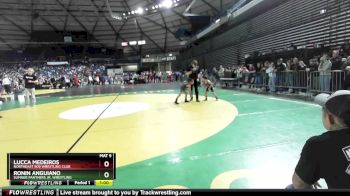 62 lbs Champ. Round 2 - Ronin Anguiano, Sumner Panthers Jr. Wrestling vs Lucca Medeiros, NorthEast 509 Wrestling Club