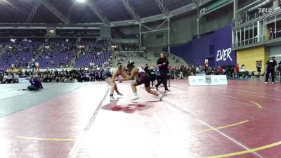 145 lbs Placement (4 Team) - Gabriella Perez, Campbellsville University vs Izzabella Davis, Dickinson State