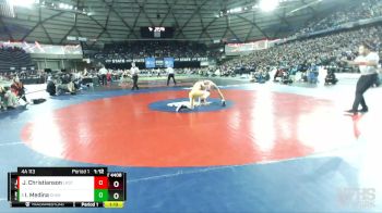 4A 113 lbs 1st Place Match - Isaiah Medina, Chiawana vs Jacob Christianson, Lake Stevens