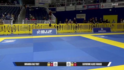 Ana Caroline Marrafa Dos Santos vs Lea Chambadal 2025 Pan IBJJF Jiu-Jitsu No-Gi Championship