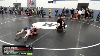 102 lbs Quarterfinal - Lincoln Brower, Interior Grappling Academy vs Jack Hughes, Mid Valley Wrestling Club