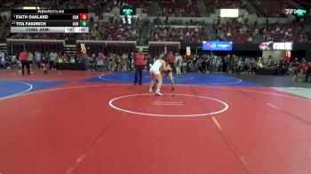 144 lbs Cons. Semi - Faith Oakland, Oakland vs Tita Fandrich, Darkhorse Wrestling Club