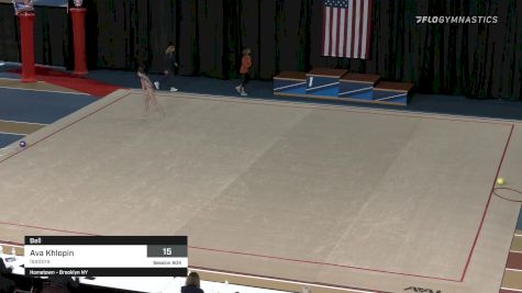 Ava Khlopin - Ball, Isadora - 2021 Rhythmic Elite Qualifier