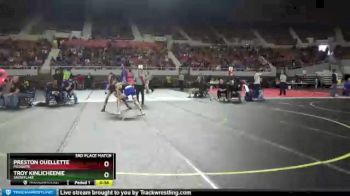 D3-126 lbs 3rd Place Match - Preston Ouellette, Mesquite vs Troy Kinlicheenie, Snowflake