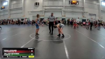 110 lbs Round 1 (6 Team) - Noah Lockard, Lake/Armory Blue vs William Richards, Phoenix WC