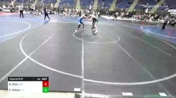145 lbs Consi Of 8 #1 - Brodie Ober, North Montana WC vs Caidyn Wilcox, Rifle HS