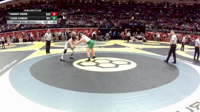 D3-215 lbs Quarterfinal - Cass Chiesa, Delta vs Danny Hoke, Graham Local