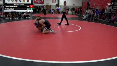 144 lbs Round 1 - Rett Pargeon, Montezuma vs JT Malcolm, Marion