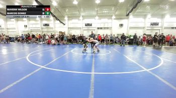 96 lbs Consi Of 8 #1 - Maverik Wilson, PA vs Marcos Gomez, MI